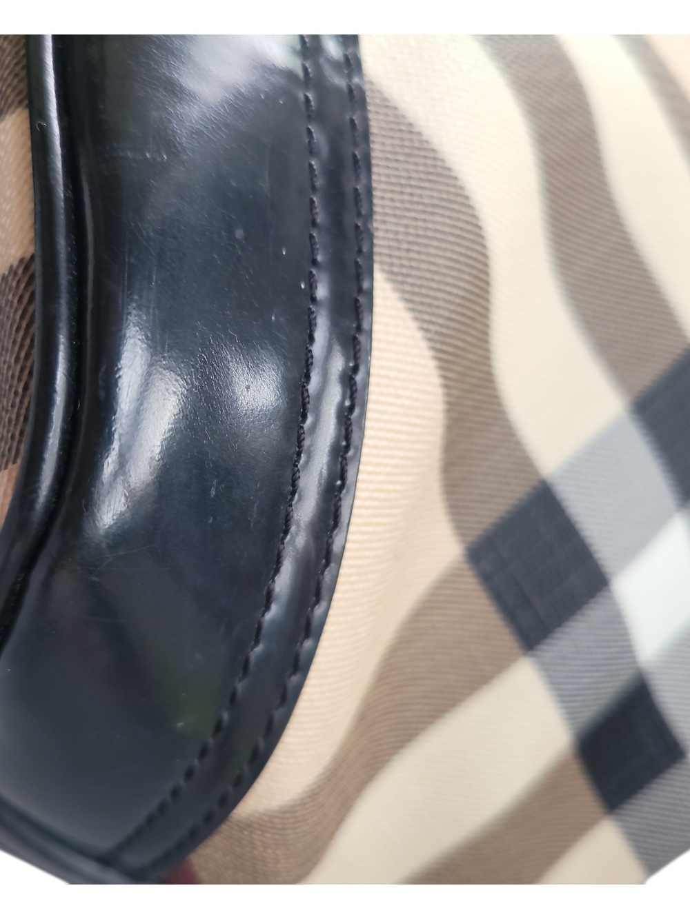 Burberry Super Nova Check Chester Satchel M - Picture 12 of 12